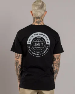 Tops & T-Shirts*Unit Evolve T-Shirt Black