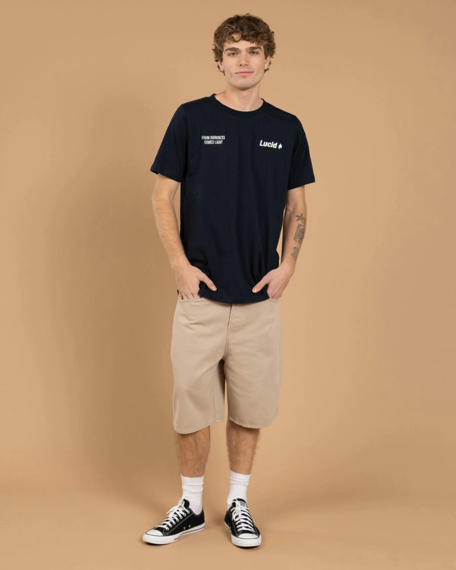 Denim|Shorts & Bottoms*Lucid Exceed Denim Walk Shorts Sand