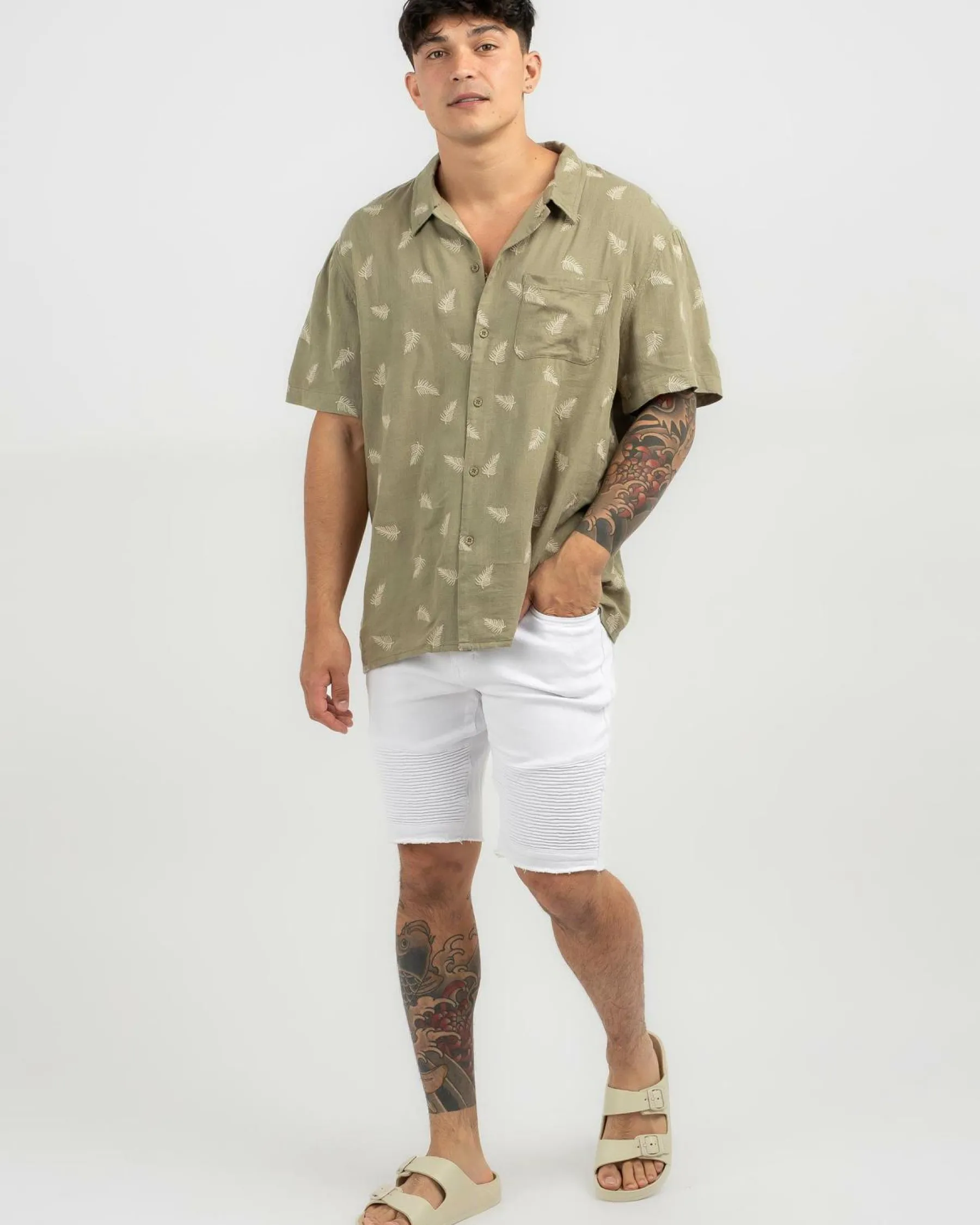 Discount Expansion Denim Shorts Denim|Shorts & Bottoms