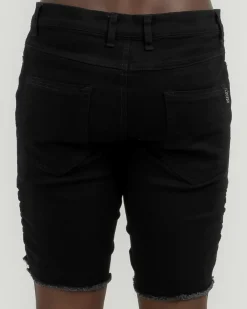 Denim|Shorts & Bottoms*Lucid Expansion Denim Shorts Jet Black