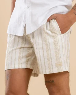 Shorts & Bottoms*Lucid Extend Elastic Waist Shorts Tan