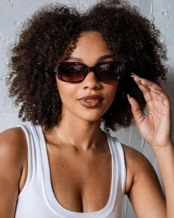 Sunglasses*Indie Eyewear Ezra Sunglasses Tort/gd Brown
