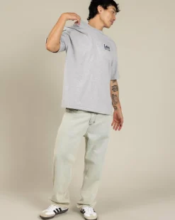 Tops & T-Shirts*Lee Fade Away Baggy T-Shirt Grey Marle