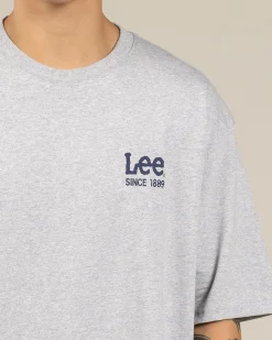 Tops & T-Shirts*Lee Fade Away Baggy T-Shirt Grey Marle