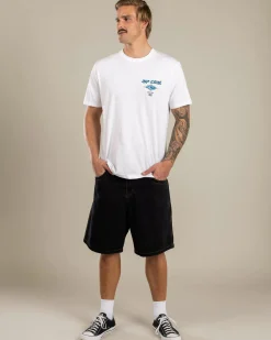 Tops & T-Shirts*Rip Curl Fade Out Icon T-Shirt White