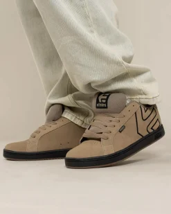 Sneakers*Etnies Fader Shoes Tan/black