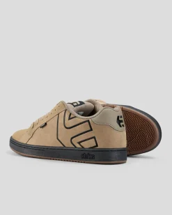 Sneakers*Etnies Fader Shoes Tan/black