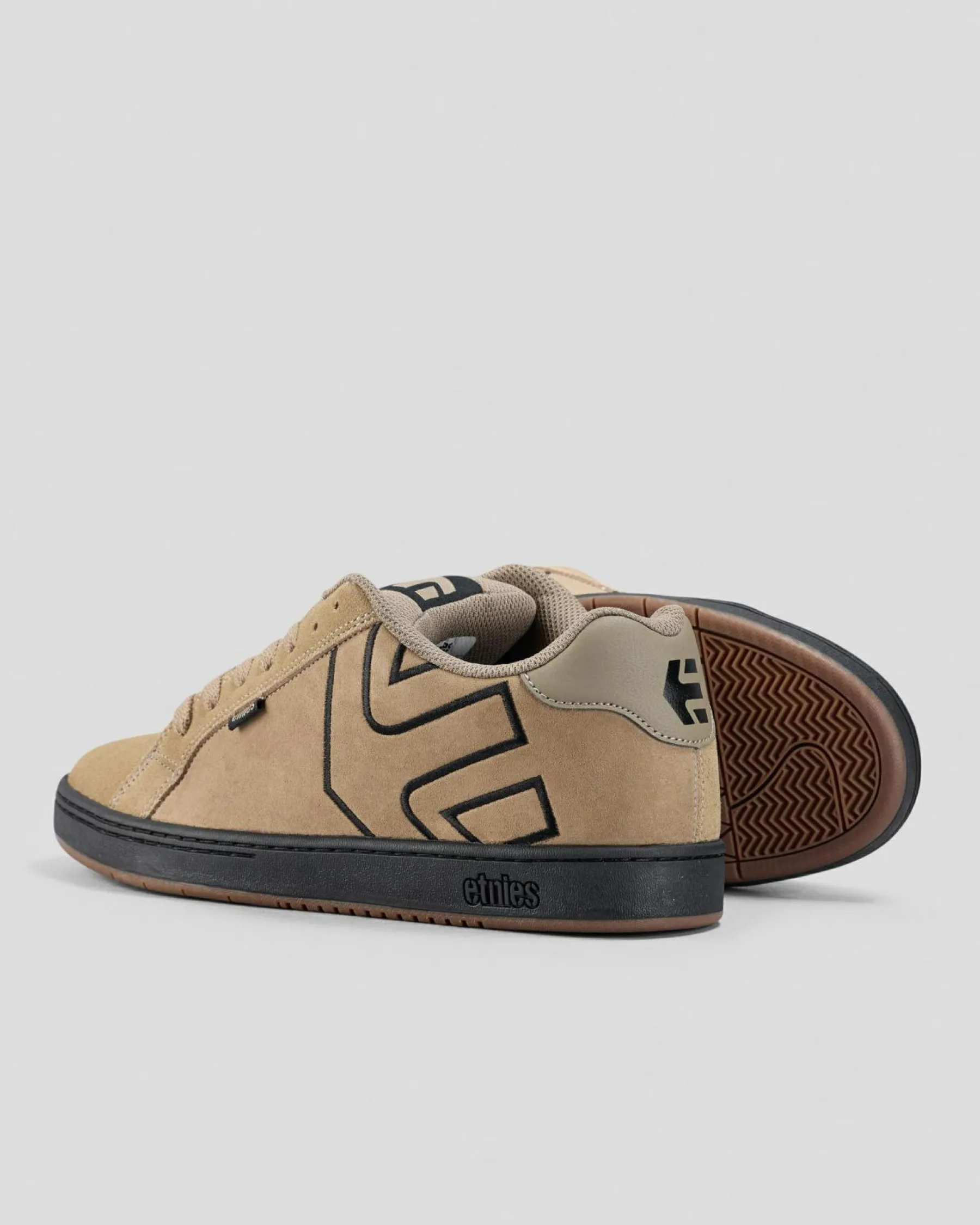 Sneakers*Etnies Fader Shoes Tan/black