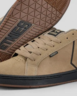 Sneakers*Etnies Fader Shoes Tan/black