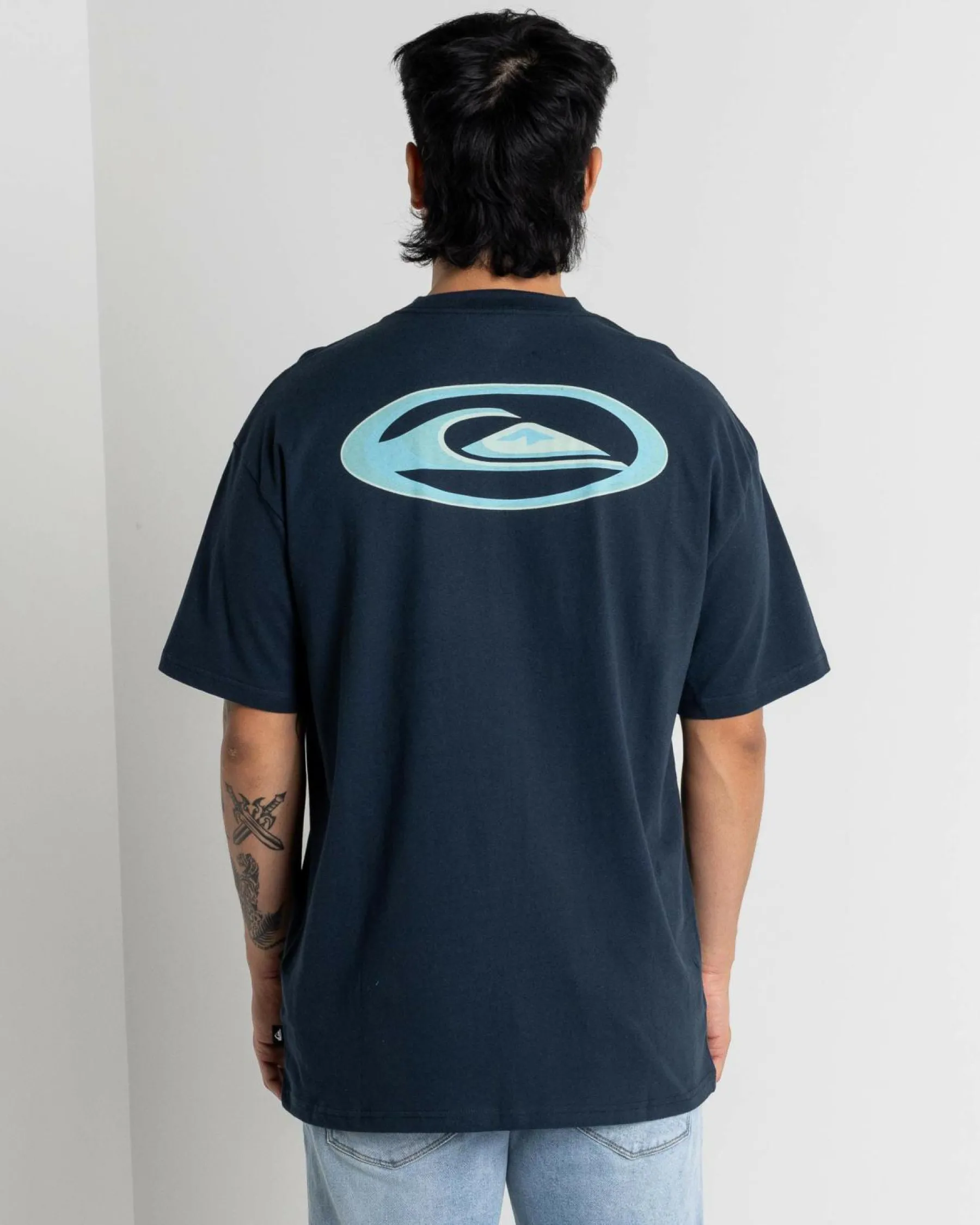 Tops & T-Shirts*Quiksilver Fader T-Shirt Dark Navy