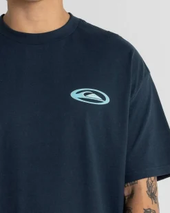 Tops & T-Shirts*Quiksilver Fader T-Shirt Dark Navy