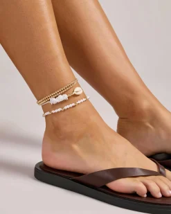 Jewelry|Jewelry*Karyn In LA Fairhaven Anklet Pack White/gold