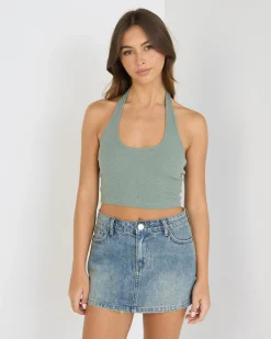 Outlet Fay Halter Top Women Tops