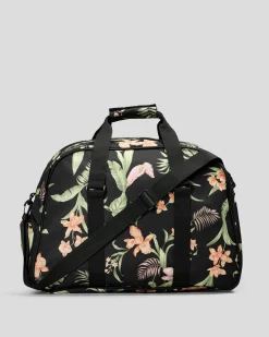 Travel Accessories|Travel Accessories*Roxy Feel Happy Overnight Bag Anthracite Island Escape