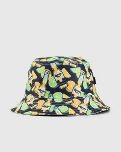 Headwear*Corona Fiesta Reversible Bucket Hat Navy