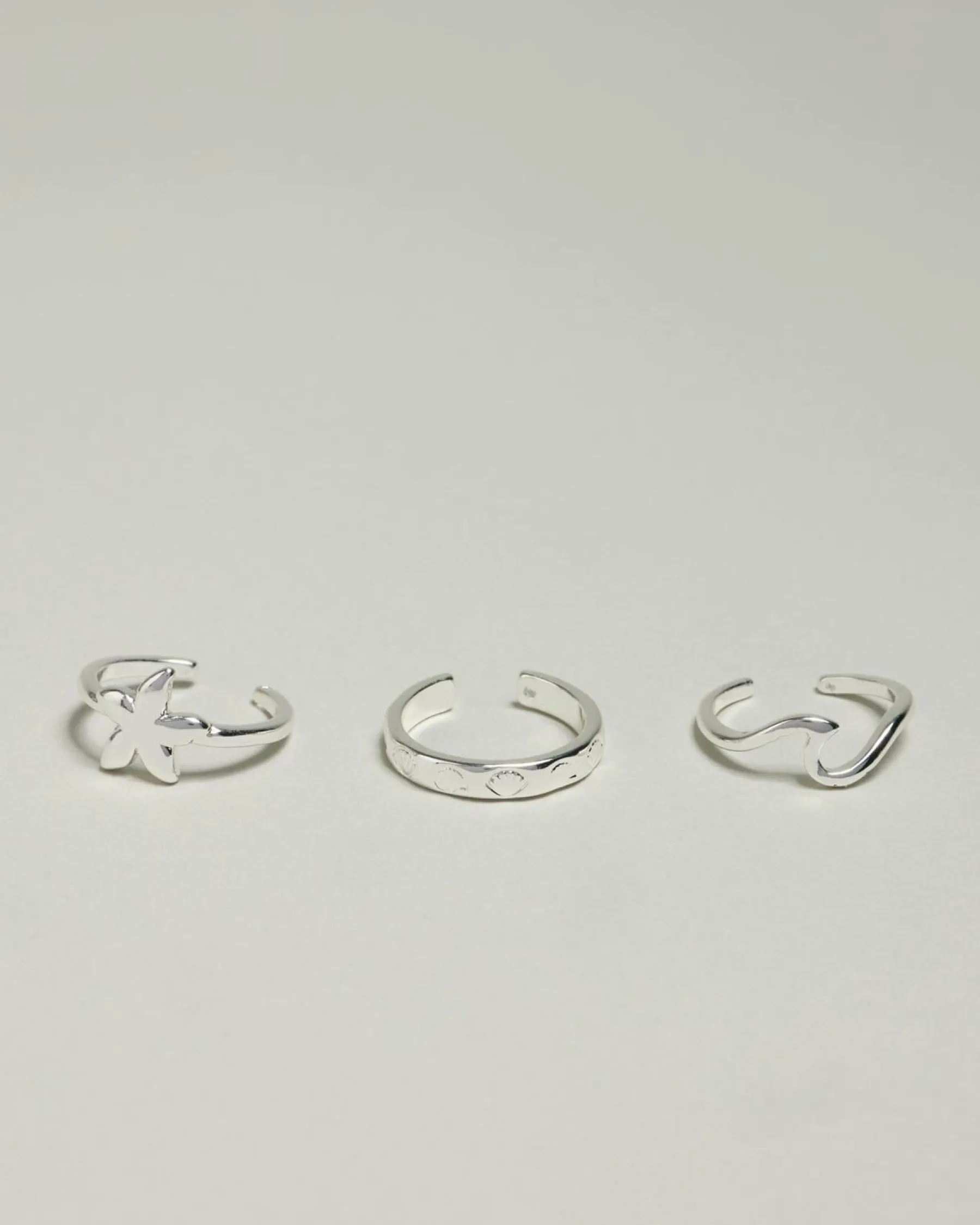 Jewelry*Karyn In LA Finlay Toe Ring Pack Silver