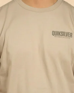 Tops & T-Shirts*Quiksilver Fish On T-Shirt Cloudy Grey