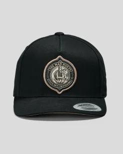 Headwear*The Mad Hueys Fk Off Fish On Snapback Cap Black