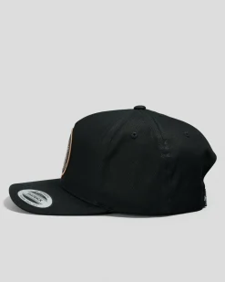 Headwear*The Mad Hueys Fk Off Fish On Snapback Cap Black