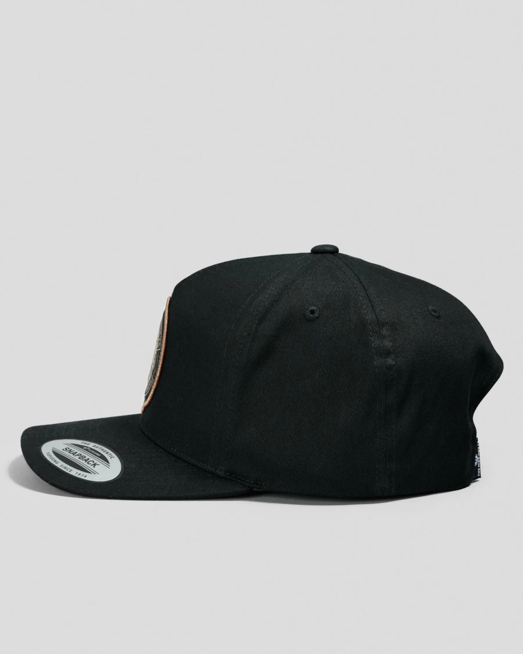 Headwear*The Mad Hueys Fk Off Fish On Snapback Cap Black
