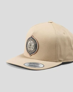 Headwear*The Mad Hueys Fk Off Fish On Snapback Cap Tan