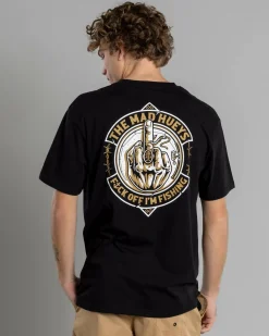 Tops & T-Shirts*The Mad Hueys FK Off Fish On T-Shirt Black