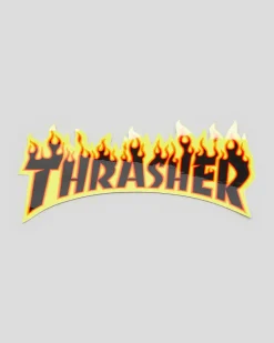 New Flame Logo Medium Sticker Gifts & Novelty
