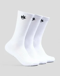 Socks*Afends Flame Socks 3 Pack White