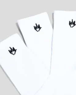 Socks*Afends Flame Socks 3 Pack White