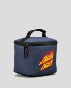 Bottles & Lunch Boxes|Bottles & Lunch Boxes*Santa Cruz Flaming Dot Lunch Box Navy