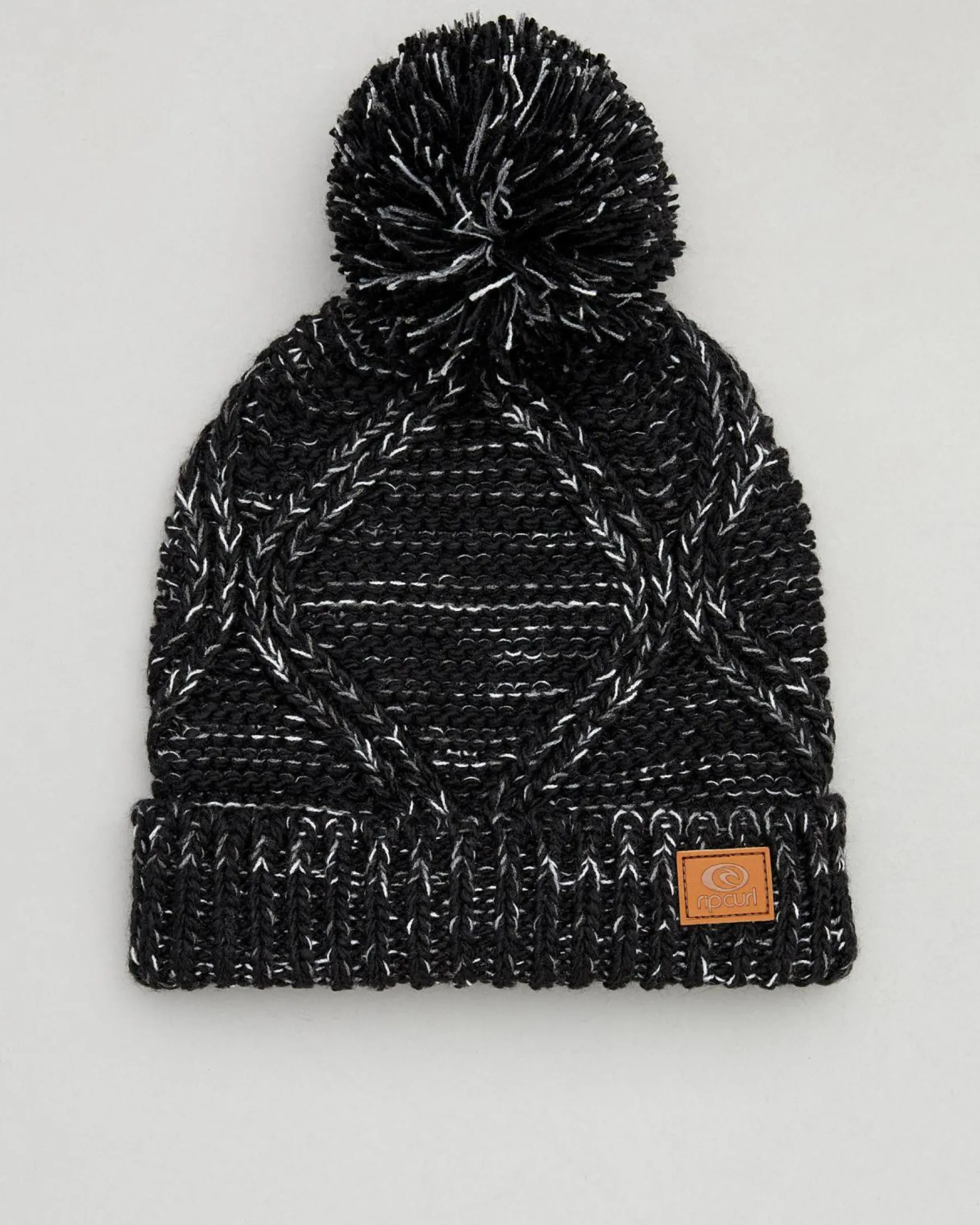 Headwear*Rip Curl Flecker Pom Pom Beanie Black