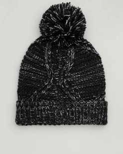 Headwear*Rip Curl Flecker Pom Pom Beanie Black