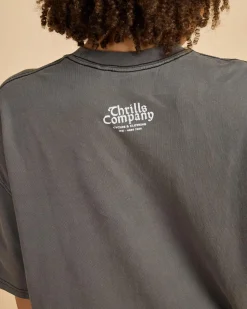 Tops*Thrills Flight Risk Oversized T-Shirt Merch Black