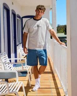 Denim|Shorts & Bottoms*Rusty Flip Daddy 2.0 Jean Shorts Middy Blue
