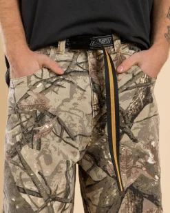 Belts|Belts*Rusty Flip Daddy Web Belt Black/persimmon Orange
