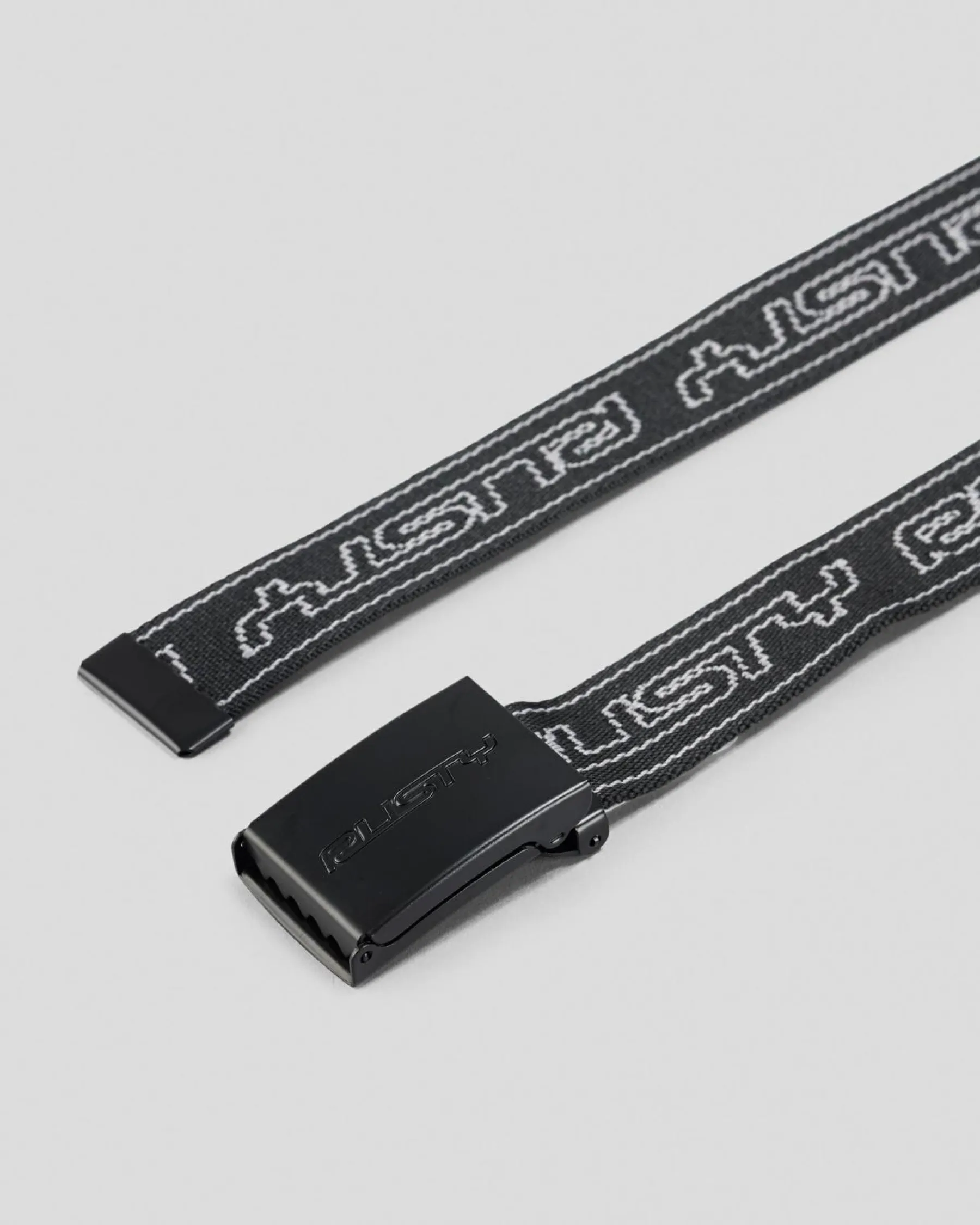 Belts|Belts*Rusty Flip Daddy Web Belt Black/persimmon Orange