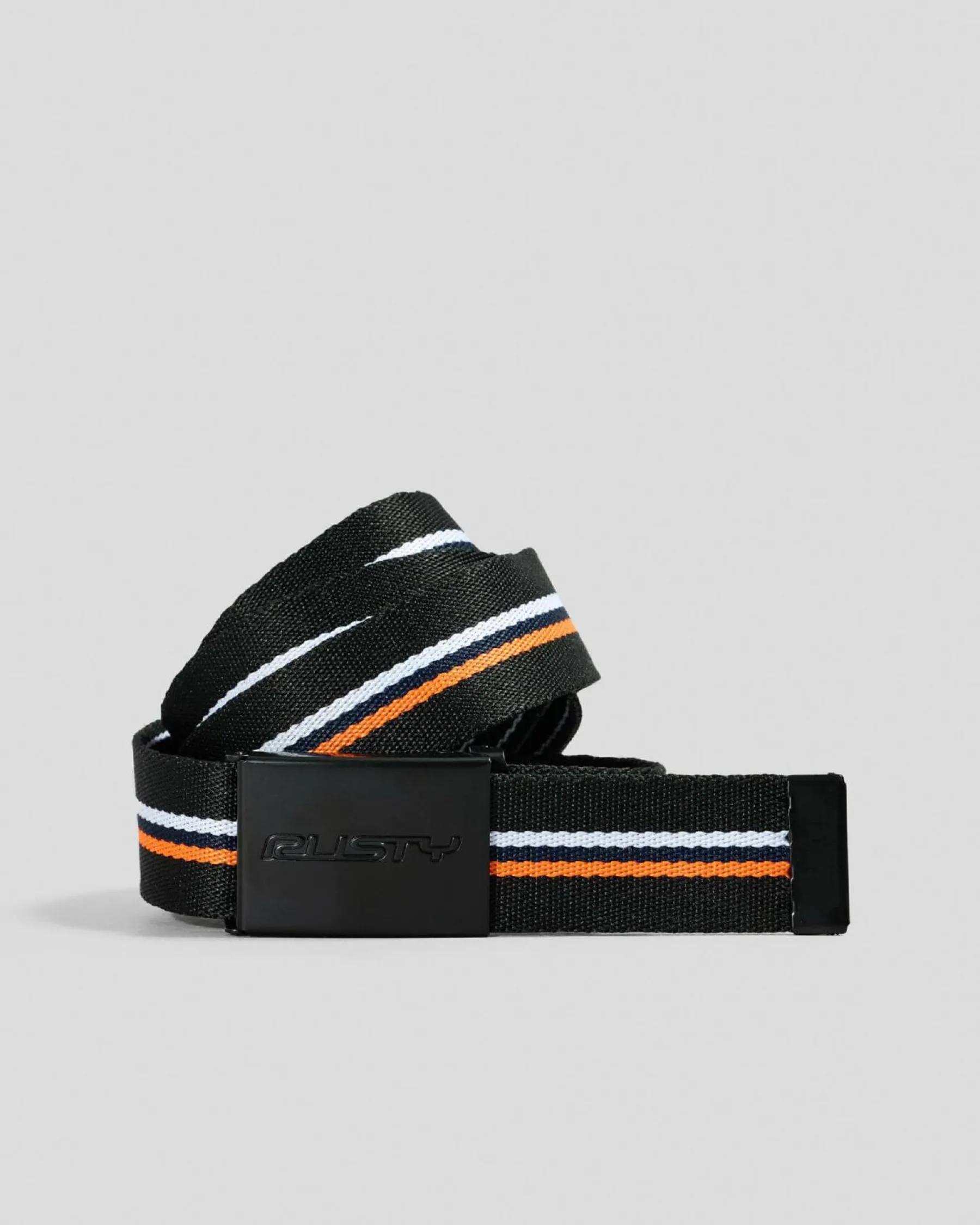 Belts|Belts*Rusty Flip Daddy Web Belt Black/white