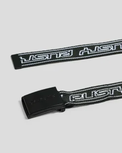 Belts|Belts*Rusty Flip Daddy Web Belt Black/white