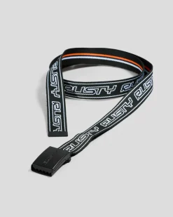 Belts|Belts*Rusty Flip Daddy Web Belt Black/white
