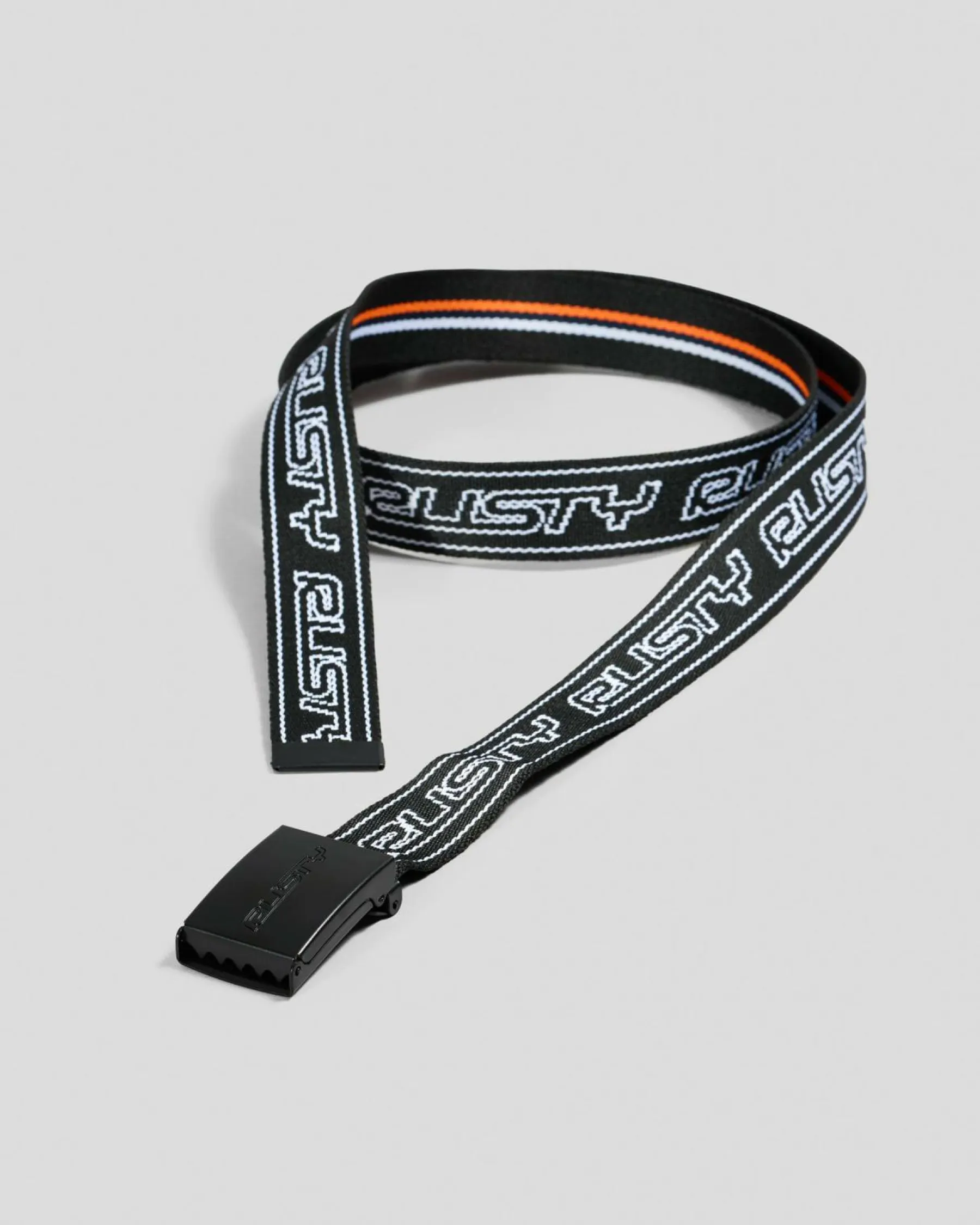Belts|Belts*Rusty Flip Daddy Web Belt Black/white