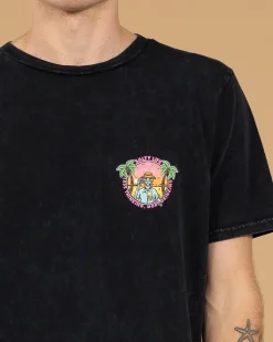Tops & T-Shirts*Salty Life Flip Flop Fuel T-Shirt Navy Acid