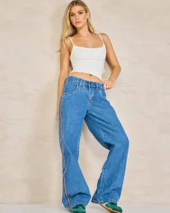 Hot Flip Mommy Jeans Women Denim|Bottoms
