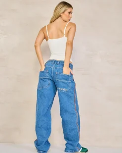 Hot Flip Mommy Jeans Women Denim|Bottoms