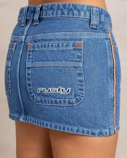 Outlet Flip Mommy Mini Denim Skirt Women Denim|Bottoms