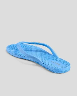 Flip Flops*Rusty Flip Out Thongs Azure Blue