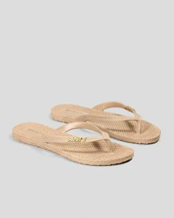 Flip Flops*Rusty Flip Out Thongs Taupe