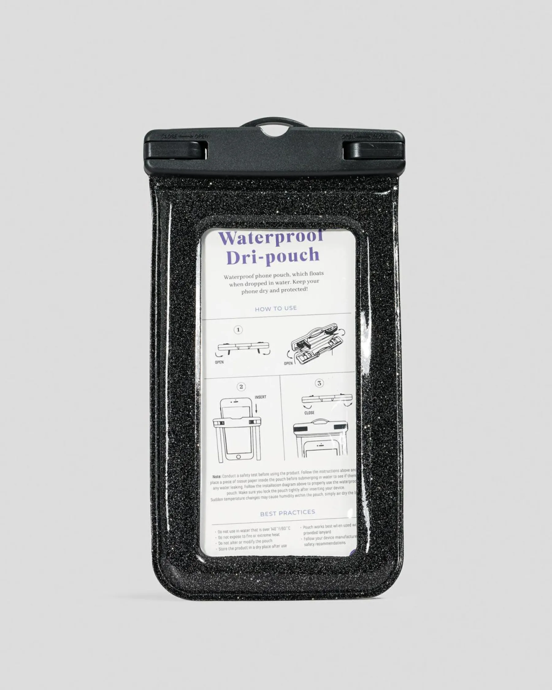 Tech|Gifts & Novelty*Get It Now Floating Waterproof Dri-Pouch Black