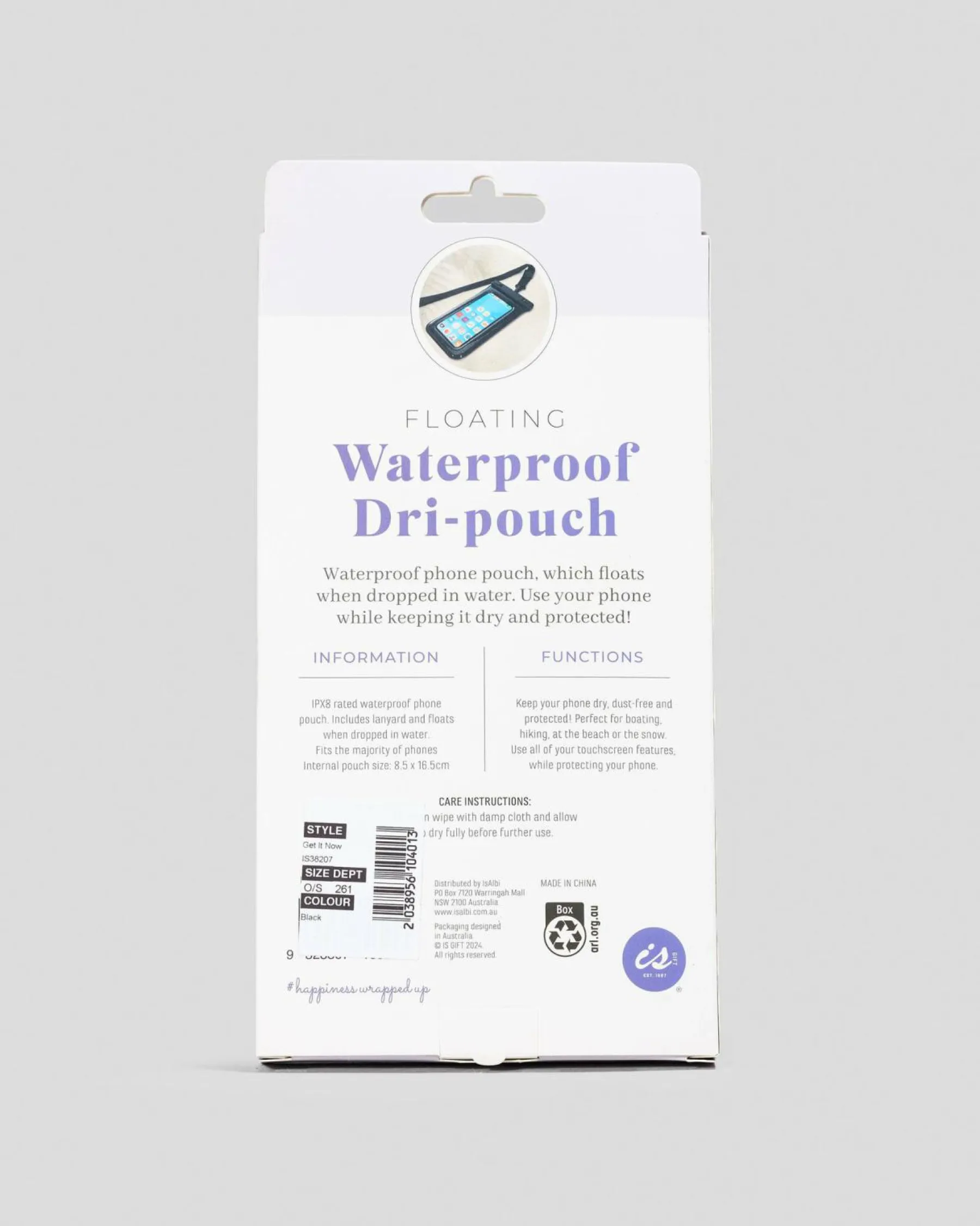 Tech|Gifts & Novelty*Get It Now Floating Waterproof Dri-Pouch Black