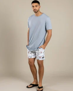 Floretta Elastic Waist Board Shorts Shorts & Bottoms