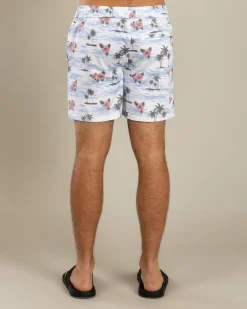 Floretta Elastic Waist Board Shorts Shorts & Bottoms